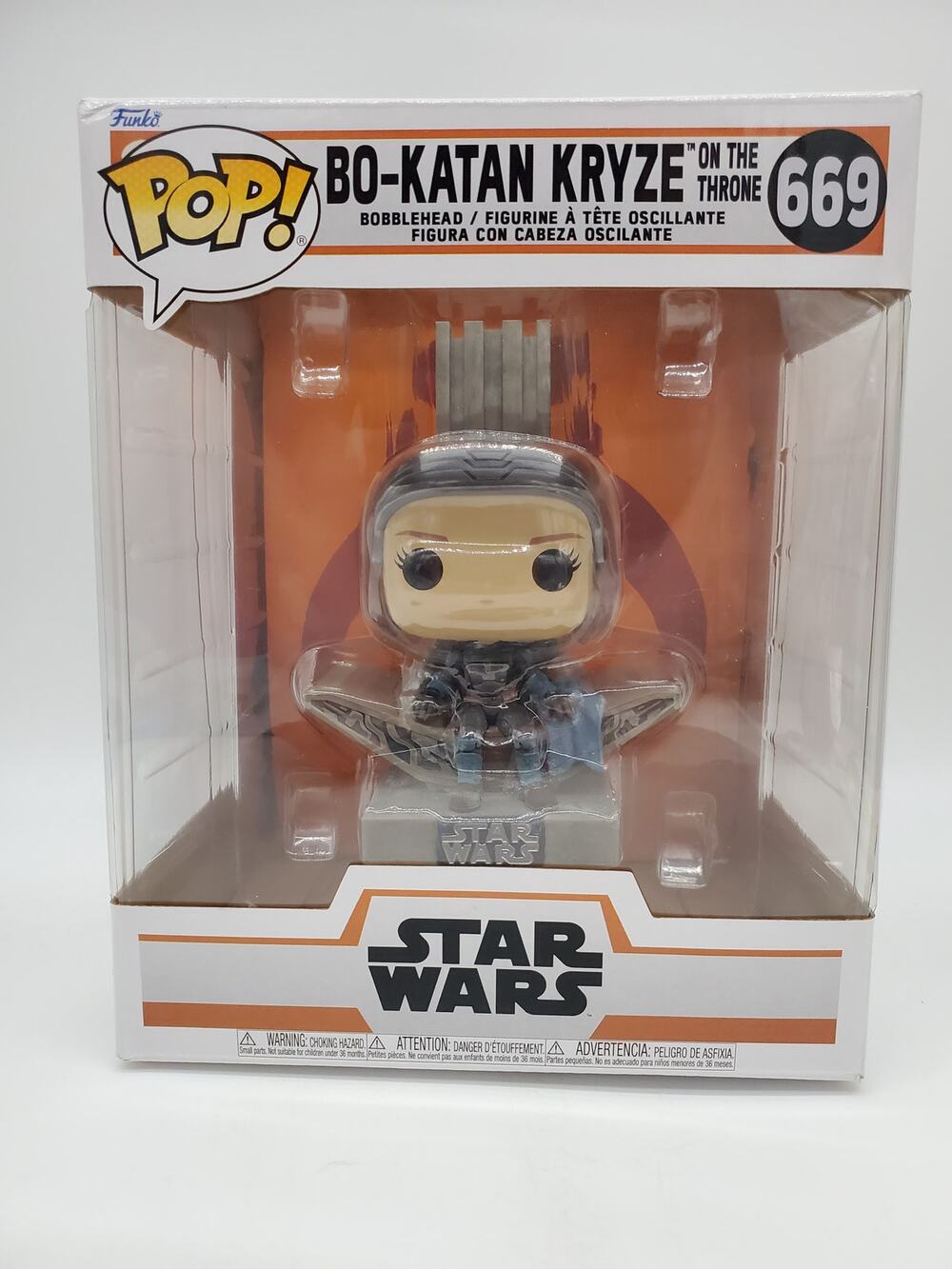 Funko POP - Bo-Katan Kryze On the Throne Vinyl Figure - 669 - Star Wars